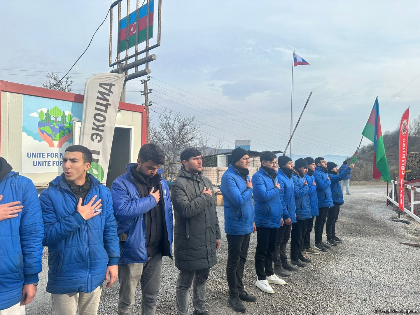 Акция протеста на Лачинской дороге продолжается 121-й день (ФОТО)