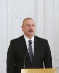 Президент Ильхам Алиев и Председатель Президиума Боснии и Герцеговины Желка Цвиянович выступили с заявлениями для прессы (ФОТО/ВИДЕО)