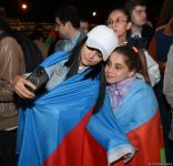 Азербайджанских тяжелоатлетов встретили в Баку с большим воодушевлением (ФОТО/ВИДЕО)