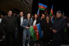 Азербайджанские спортсмены вернулись из Еревана в Баку (ФОТО)