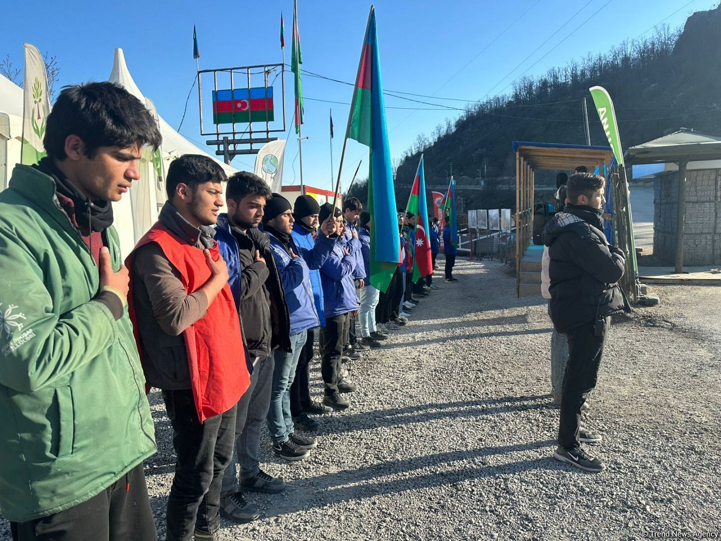 Акция протеста на Лачинской дороге продолжается 126-й день (ФОТО)