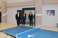 Президент Ильхам Алиев и Первая леди Мехрибан Алиева приняли участие в открытии Нефтчалинского Олимпийского спортивного комплекса (ФОТО/ВИДЕО)