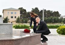 Президент Ильхам Алиев и Первая леди Мехрибан Алиева совершили поездку в Нефтчалинский район (ФОТО/ВИДЕО)