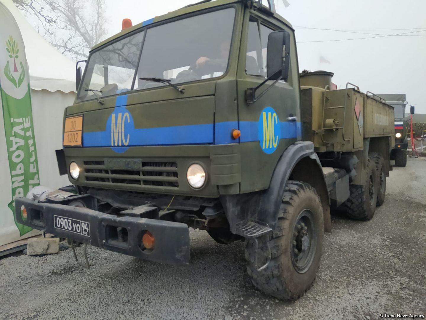 По Лачинской дороге беспрепятственно проехали 39 транспортных средств миротворцев (ФОТО)