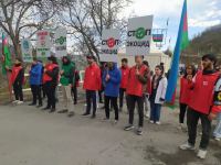Акция протеста на Лачинской дороге продолжается 129-й день (ФОТО)