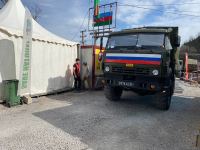 По Лачинской дороге беспрепятственно проехала автоколонна миротворцев (ФОТО)