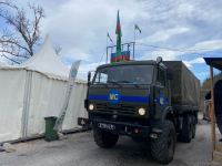 По Лачинской дороге беспрепятственно проехала автоколонна миротворцев (ФОТО)