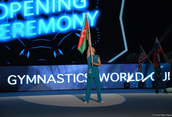 Opening of FIG World Cup in Rhythmic Gymnastics held in Baku (PHOTO)