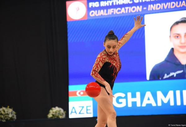 Azerbaijani gymnasts show first results in qualifiers of FIG World Cup in Baku (PHOTO)