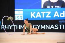 Пластика и красота движений - лучшие моменты первого дня соревнований Кубка мира FIG по художественной гимнастике в Баку (ФОТО)