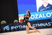 Результаты выступления азербайджанских граций в квалификации первого дня соревнований Кубка мира FIG по художественной в Баку (ФОТО)