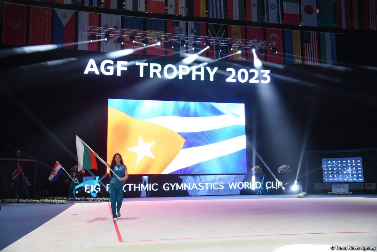 Opening of FIG World Cup in Rhythmic Gymnastics held in Baku (PHOTO)