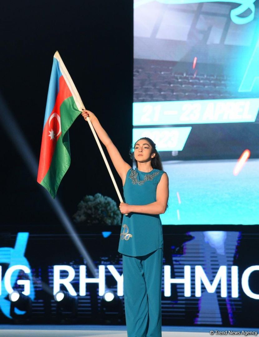 Opening of FIG World Cup in Rhythmic Gymnastics held in Baku (PHOTO)