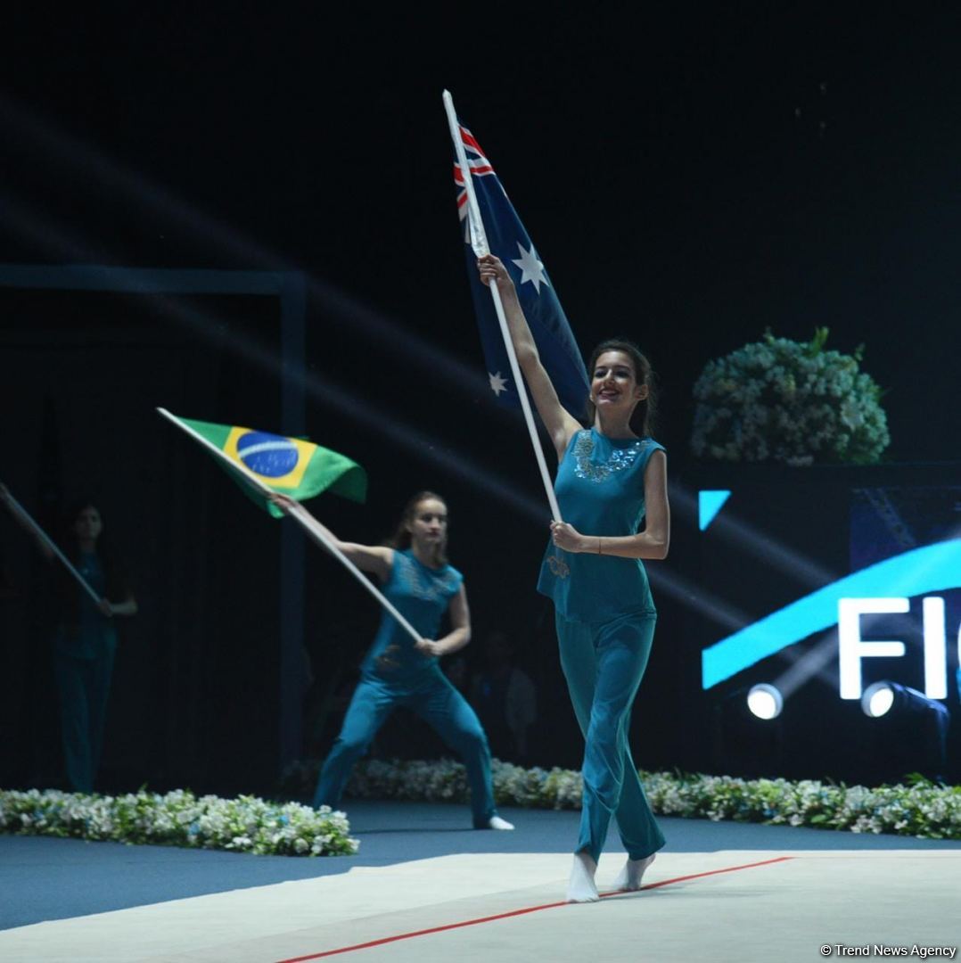 Opening of FIG World Cup in Rhythmic Gymnastics held in Baku (PHOTO)