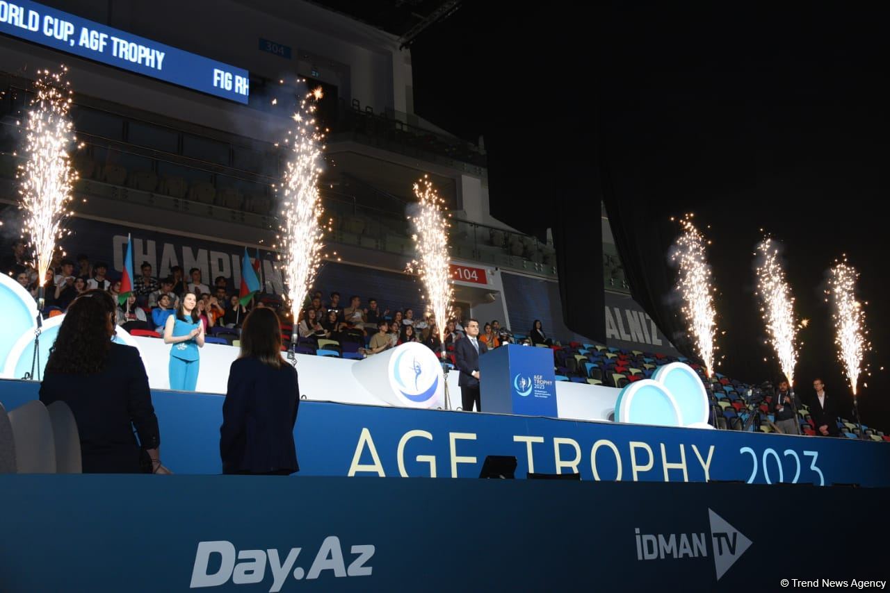 Opening of FIG World Cup in Rhythmic Gymnastics held in Baku (PHOTO)