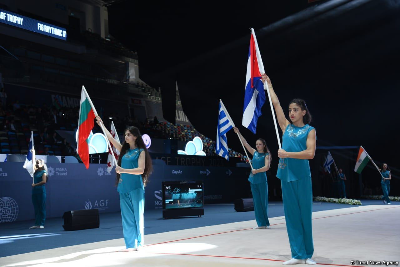 Opening of FIG World Cup in Rhythmic Gymnastics held in Baku (PHOTO)