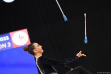 Second day of FIG World Cup competitions in Rhythmic Gymnastics kicks off in Baku (PHOTO)