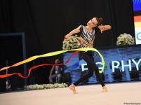 Лучшие моменты второго дня соревнований Кубка мира по художественной гимнастике в Баку (ФОТО)