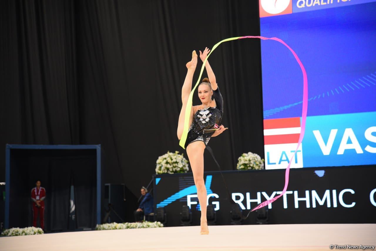 Second day of FIG World Cup competitions in Rhythmic Gymnastics kicks off in Baku (PHOTO)