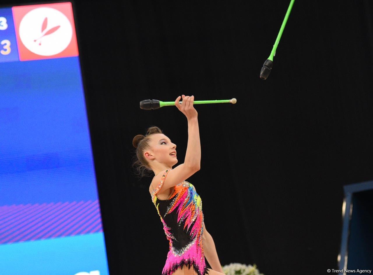 Second day of FIG World Cup competitions in Rhythmic Gymnastics kicks off in Baku (PHOTO)