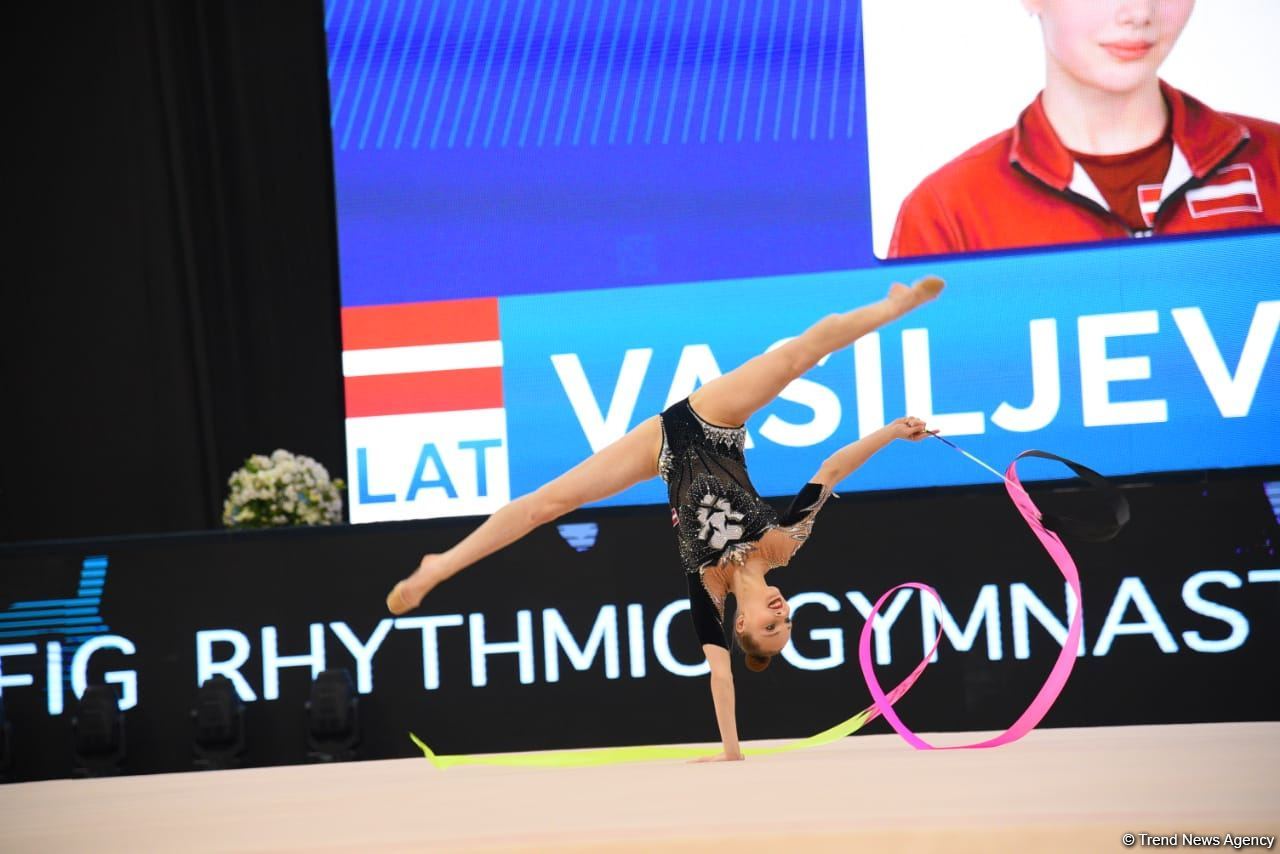 Second day of FIG World Cup competitions in Rhythmic Gymnastics kicks off in Baku (PHOTO)