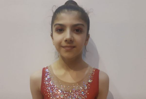 Training hard brings good results at competitions - participant of Baku Rhythmic Gymnastics Championship