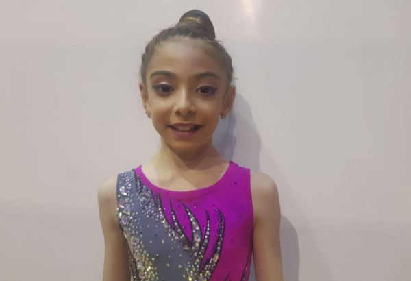 Many strong gymnasts participate at Baku Championship in Rhythmic Gymnastics – young gymnast