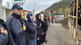 Акция протеста на Лачинской дороге продолжается 135-й день (ФОТО)
