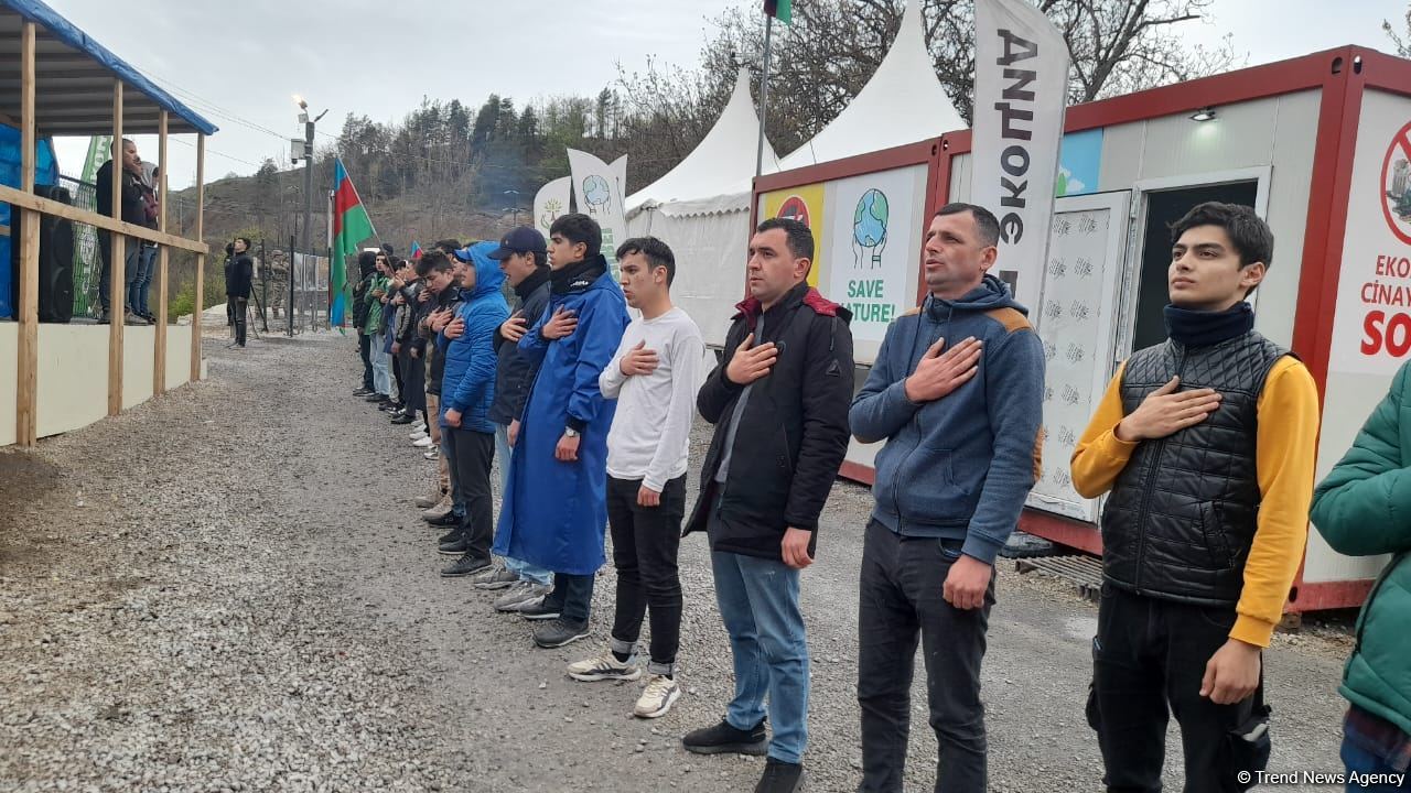 Акция протеста на Лачинской дороге продолжается 135-й день (ФОТО)
