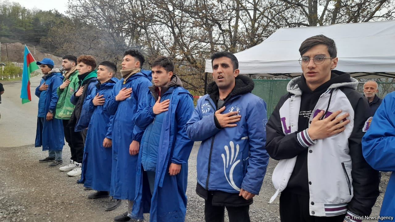 Акция протеста на Лачинской дороге продолжается 135-й день (ФОТО)