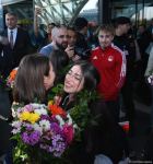 В Баку прибыли турецкие спортсмены, одержавшие победу на чемпионате Европы в Ереване (ФОТО)
