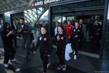 В Баку прибыли турецкие спортсмены, одержавшие победу на чемпионате Европы в Ереване (ФОТО)