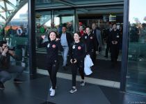 В Баку прибыли турецкие спортсмены, одержавшие победу на чемпионате Европы в Ереване (ФОТО)