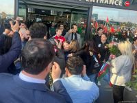 В Баку прибыли турецкие спортсмены, одержавшие победу на чемпионате Европы в Ереване (ФОТО)