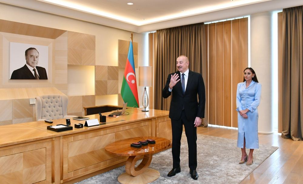 Президент Ильхам Алиев: Когда против нашего флага было проявлено неуважение, турецкие спортсмены восстановили справедливость
