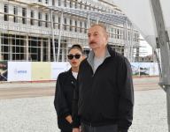 Президент Ильхам Алиев и Первая леди Мехрибан Алиева заложили фундамент 3-го жилого квартала в городе Агдам (ФОТО/ВИДЕО)