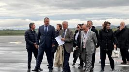 Участники международной конференции прибыли в аэропорт Физули (ФОТО)