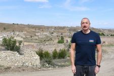 Президент Ильхам Алиев заложил фундамент села Хоровлу (ФОТО/ВИДЕО)