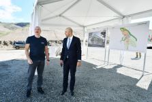 Президент Ильхам Алиев заложил фундамент первого жилого квартала в городе Губадлы (ФОТО/ВИДЕО)