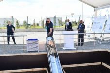 Президент Ильхам Алиев заложил фундамент ряда предприятий в Джебраильском районе (ФОТО/ВИДЕО)