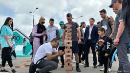 Любовь к спорту, единение и  поддержка - развлекательная зона "Бакинского марафона - 2023" (ФОТО)