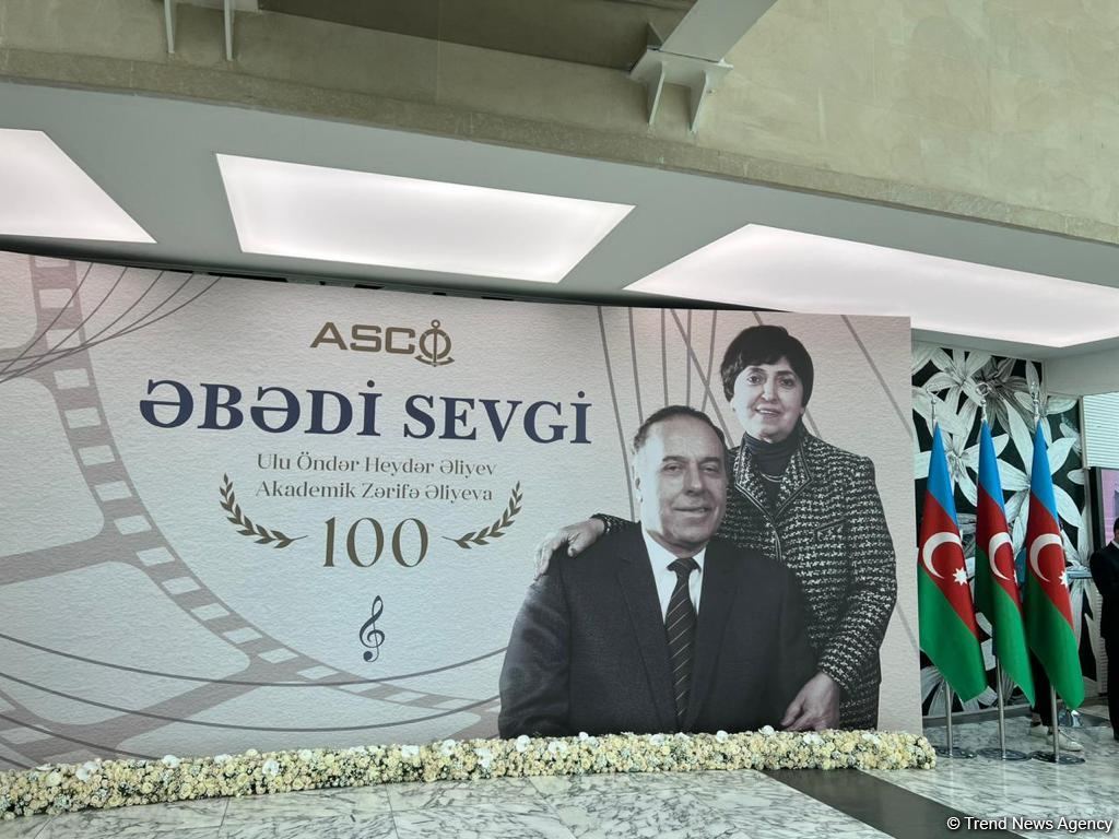 По случаю 100-летия великого лидера Гейдара Алиева и академика Зарифы Алиевой организована концертная программа под названием "Вечная любовь" (ФОТО)