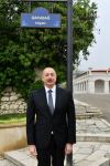 Президент Ильхам Алиев и Первая леди Мехрибан Алиева приняли участие в открытии в Шуше вывесок на улицах Хуршидбану Натаван и Победы, на пересечении улиц Карабаха и Хана Шушинского (ФОТО/ВИДЕО)