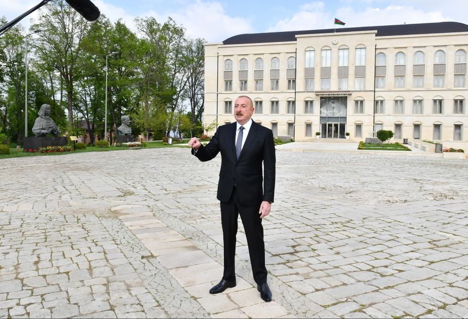 Президент Ильхам Алиев: Гейдару Алиеву принадлежали огромные заслуги в области строительства армии