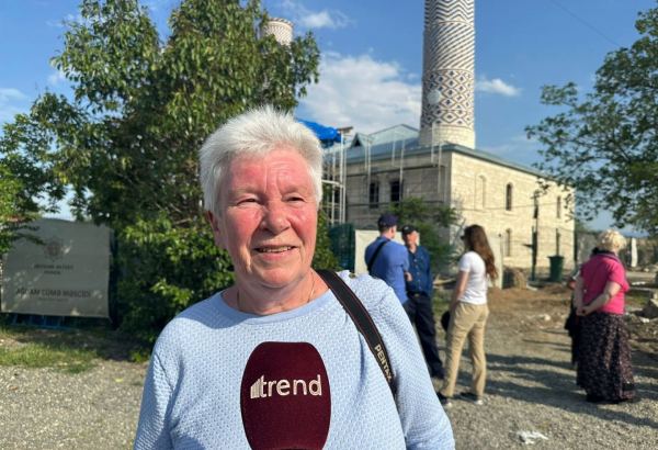 Very pleasant to witness restoration work in Azerbaijan's Karabakh - Swedish traveler