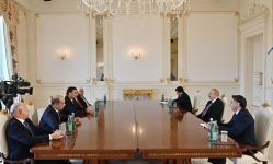 Президент Ильхам Алиев принял председателя Палаты представителей парламента Иордании (ФОТО/ВИДЕО)