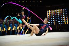 В Баку проходят подиумные тренировки участниц 39-го чемпионата Европы по художественной гимнастике (ФОТОРЕПОРТАЖ)