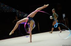В Баку проходят подиумные тренировки участниц 39-го чемпионата Европы по художественной гимнастике (ФОТОРЕПОРТАЖ)