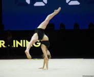 В Баку проходят подиумные тренировки участниц 39-го чемпионата Европы по художественной гимнастике (ФОТОРЕПОРТАЖ)