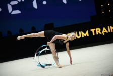 В Баку проходят подиумные тренировки участниц 39-го чемпионата Европы по художественной гимнастике (ФОТОРЕПОРТАЖ)